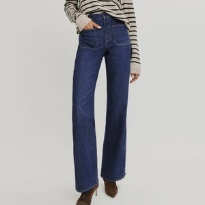Reformation Victoria High Rise Wide Leg Jeans